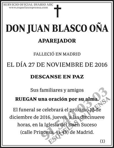 Juan Blasco Oña